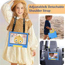 Kids Tablet with Strap, Android 14 Tablet for Kids 10 inch, Toddler Tablets Octa-Core 64GB 1TB Expandable, Children's Tablets with Case, Bluetooth WiFi Parental Control Dual by TinyTreasures Baby Boutique