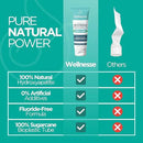 Wellnesse Hydroxyapatite Toothpaste – Fluoride Free for Sensitive Gums – Anti-Plaque, Remineralizing, Enamel Protection & Natural Whitening Toothpaste for Adults – Fresh Mint Flavor – 1.75 oz by CozyNest Decor