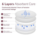 Momcozy Ultra-Thin Disposable Nursing Pads, Ultra-Absorbent and Breathable Portable Breast Pads for Mothers, Keep Dry Continuously, Make Breasts Light and Unburdened, Individually Packaged（60 Count） by TinyTreasures Baby Boutique
