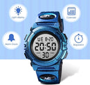 Kids Watch,Boys Watch for 3-15 Year Old Boys,Digital Sport Outdoor Multifunctional Chronograph LED 50 M Waterproof Alarm Calendar Analog Watch for Children with Silicone Band,Kids Gift by TinyTreasures Baby Boutique
