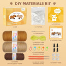 MOREJMTT Crochet Kit for Beginners, Learn to Crochet, Include Easy Knitting Soft Yarn, Step-by-Step Video Tutorial, Hook, Holiday Birthday Gift for Adults and Kids(2 Pack Capybara) by TinyTreasures Baby Boutique