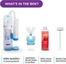 Willo Fully Automatic Kids U-Shaped Electric Toothbrush - 2 Brushing Timers, Deep-Cleans, Consistent Results, Eliminates Brushing Mistakes - Berry Splash (Medium - Kids Ages 8-11 Years) by TinyTreasures Baby Boutique