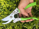 Garden Shears, Japanese Pruning Shears for Heavy Duty, Flowers Herbs Grapes Plant and Branch Cutters, Clippers, Trimmers, Scissors (Green) by GreenHaven Gardens