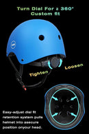 XJD Kids Bike Helmet,Multi-Sport Protective Gear Set for 3-5-8-14 Years Boys Girls with Knee and Elbow Pads Wrist Guards fit Roller Skates,Cycling,Skateboarding,Skating Scooter by TinyTreasures Baby Boutique