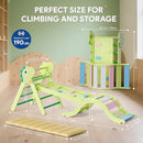 Pikler Triangle Set with Cushion 9 in 1, Climbing Toys for Toddlers Inside, Foldable Wooden Climbing Toys Indoor Jungle Gym Montessori Climbing Set for Toddler 1-3 in Home and Daycare by TinyTreasures Baby Boutique