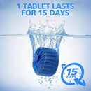 Toilet Bowl Cleaner Tablets 40 PACK, Blue Automatic Toilet Cleaner with Bleach, Using Sustained-Release Technology for Deodorizing & Descaling,Household Toilet Tank Cleaners for Against Tough Stains by CozyNest Decor