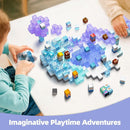 GobiDex 100PCS Magnetic Blocks Magnet Building Toys, Princess Castle Toys for Girls, Upgraded STEM Sensory Birthday Gift for Kids Age 3+ Years Old by TinyTreasures Baby Boutique