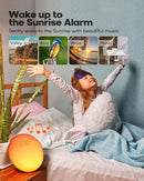 Dekala Sunrise Alarm Clock for Heavy Sleepers, Smart App Control, Bluetooth Speaker, Wake up Light Sunrise Sunset Simulation, White Noise Sound Machine, Night Light for Bedrooms Kids Adults by TinyTreasures Baby Boutique