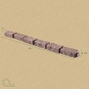 Beuta Landscape Edging | Garden Edging Border | Faux Stone Bricks for Lawn edging, Flower beds, Pathways & Yard Edging– 10 Packs | Each Section Has 6 Bricks 48"L x 4"W x 2.25"H | 30 Spikes|Cobblestone by GreenHaven Gardens