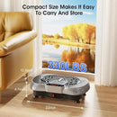 Vibration Plate Exercise Machine, 180 Speed Levels Vibration Plate for Lymphatic Drainage, Whole Body Workout Vibrating Fitness Platform, Effective for Weight Loss, Shaping, Toning & Wellness by CozyNest Decor