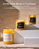 M&SENSE Limocello Summer Scented Candle, 19.4oz 110 Hours Long Lasting Burn Non Toxic Natural Soy Wax Lemon Highly Scented for Home Decor, 2 Wick Relaxing Candle Gifts for Yoga Spa Meditation by CozyNest Decor
