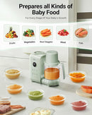 Bear Baby Food Maker with Two Layer Steam Baskets, Multifunction Baby Food Processor Steamer Puree Blender, Baby Food Mill with Bottle Warming Sterili-zing Auto Cleaning Function, BPA-Free by TinyTreasures Baby Boutique