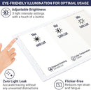 LED Tracing Light Box, Ultra-Thin Light Pad with Adjustable Brightness, Includes USB Cable, Adapter, Tracing Paper, and Clip. Portable Drawing Pad and LED Board for Sketching, Cricut Projects, Art by TinyTreasures Baby Boutique
