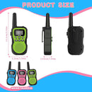 3 Pcs Walkie Talkies for Kids Rechargeable 3 KM Handheld Walkie Talkies Long Range 22 Channel 2 Way Radio Birthday Party Gifts for 3-12 Years Old Girls Boys Outside Adventure Camping Hiking by TinyTreasures Baby Boutique