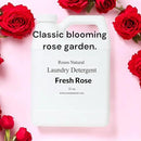 Plant-Based Liquid Laundry Detergent, 32 Fl Oz, Multiple Scents, HE Compatible (Fresh Rose) by CozyNest Decor