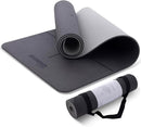 UMINEUX Yoga Mat Extra Thick 1/3'' & 2/5" Non Slip Yoga Mats for Women Eco Friendly TPE Fitness Exercise Mat with Carrying Sling & Storage Bag by TinyTreasures Baby Boutique