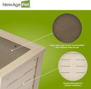 New Age Pet ECOFLEX 24-Inch Mojave Reptile Lounge in Maple - Durable Wood Plastic Composite Habitat with Ventilated Side Panels, Removable Sliding Glass Doors, and Mesh Screen Top by CozyNest Decor