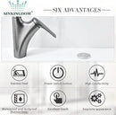 Garbage Disposal SinkTop Air Switch Kit with Stainless Steel Button,Chrome by CozyNest Decor