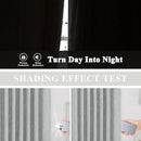 Vision Home Silver Gray Pinch Pleated Full Blackout Curtains Room Darkening Window Curtains 72 inch for Living Room Bedroom Thermal Insulated Pinch Pleat Drapes with Hooks Back Tab 2 Panel 40" Wx72 L by CozyNest Decor
