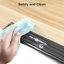 Baby Proofing Edge Corner Protector, 16.4 ft Edge Guards Padding with 3M Adhesive, Extra-Wide Soft NBR Rubber Foam Padding, Furniture,Sharp Edge Safety Corner Edge Bumper Guard-Black by TinyTreasures Baby Boutique