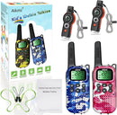 Kids Walkie Talkies Toys Boys Gifts 5 6 7 8 9 Year Old Outdoor Toys for Kids 2 Way Radio with Camping Gear Army Soldier Pretend Play Birthday Present Boy (Blue Pink) by TinyTreasures Baby Boutique