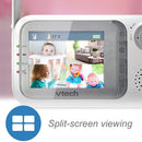 VTech VM321 Video Baby Monitor with Automatic Infrared Night Vision, Adjustable Camera, Zoom, 5 Soothing Lullabies & 1,000 Feet of Range by TinyTreasures Baby Boutique