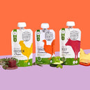 Serenity Kids 6+ Months Baby Food Pouches Puree - Free Range Turkey & Organic Rosemary Blend With Purple Carrot & Zucchini - No Added Sugar & BPA-Free Pouches - 3.5 Oz, 12 Pack by TinyTreasures Baby Boutique