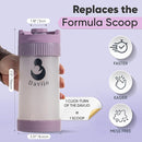 Formula Dispenser - Replaces Hand Scooping - Add Desired Amount with a Few clicks - Baby Formula Container to go - 10ounces Baby Milk Powder Storage - for Home & Travel by TinyTreasures Baby Boutique