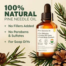 Kukka Pine Essential Oil for Diffuser - 4 Fl Oz - 100% Pure Natural Pine Oil, Woody Scent, for Candle & Soap Making Scent DIY by CozyNest Decor