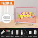 Led Drawing Board with Highlighter 7 Pcs,Led Note Board with Colors,13.7"X10" 6 Modes & 8 Colors Acrylic Dry Erase Board with Light,Doodle Glow Drawing Board,Gift Kids Toy for Home/Office/School by TinyTreasures Baby Boutique
