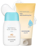 Baby Kids Waterful Sun Lotion SPF 40 & Mild Soothing Gel - Zinc Oxide Mineral Sunscreen & After Sun Relief - Korean Skincare for Sensitive Skin - Vegan Hypoallergenic, 2.82oz & 5.07oz by TinyTreasures Baby Boutique