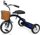 KRIDDO Classic All Metal Toddler Trike, Gift for Boys and Girls Ages 2 to 4 Year Old, Tricycle for 1 to 3 Year Olds, Sturdy Rear Deck, Deluxe Steer and Ergonomics Grip, Indoor and Outdoor, Blue by TinyTreasures Baby Boutique
