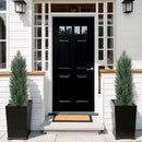 THE BLOOM TIMES 4ft Topiary Trees Artificial Outdoor 2 Pack – UV Resistant Faux Cedar Pine Cypress Bushes and Shrubs, Fake Potted Plants for Front Porch Outside Planter Patio Decor, Set of 2 (4 Foot) by GreenHaven Gardens