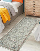 Keen Home Design 2x12 Rug - Machine Washable Runner Rug with Non-Slip Backing, Ideal for Hallway, Entryway, Kitchen, Laundry Room - Vintage, Easy Clean, Durable, Low Pile - (2'6" x 12') by CozyNest Decor