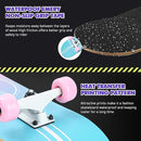 Skateboard,31 x 8 Inch Complete Skateboard, 8-Layer Maple Wood Deck Double Kick Standard Skateboards for Kids, Teens, Adult, Beginner by TinyTreasures Baby Boutique