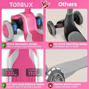 TONBUX Kids Scooter for Age 3-12, Toddler Scooter with 4 Adjustable Heights, Light Up 3-Wheels Scooter, Shock Absorption Design, Lean to Steer, Balance Training Scooter for Kids by TinyTreasures Baby Boutique