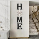 Farmhouse Home Signs with Windmill Clock Wall Decor Rustic Home Letters Wall Art for Living Room Kitchen Entryway Dining Room Bedroom (black) by CozyNest Decor