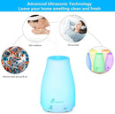 Diffuserlove 2 Pack 200ml Essential Oil Diffuser Ultrasonic Aromatherapy Diffuser with Waterless Auto Shut-Off Aroma Cool Mist Humidifiers with 6 Bottles of Natural Essential Oils /7 Color LED Lights by TinyTreasures Baby Boutique