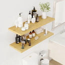 40" Floating Shelves for Wall, 12" Deep Slim Oak Floating Shelves, Wall-Mounted Shelves for Bedroom, Living Room, Kitchen, Bathroom - Set of 2 by CozyNest Decor