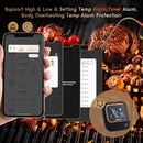 5GHz WiFi & Bluetooth 5.1 Meat Thermometer, Inkbird WiFi Grill Meat Thermometer for Grilling Smoker BBQ Cooking with 4 Probes, IBT-26S Wireless APP Control, Alarm Timer, Backlit LCD, Rechargeable by TinyTreasures Baby Boutique