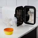 WABI UV LED 3-in-1 Sanitizer & Dryer MINI Box | Disinfect, Dry, & Store Everyday Items, Baby Feeding Gear, and Electronics | Touch Control, LED (No Mercury) | Smart Storage Mode | Fits 4-6 Baby Bottle by TinyTreasures Baby Boutique