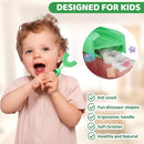 U-Shaped Toothbrush for Kids Ages 2-7， Soft Food-Grade Silicone for Sensitive Gums， 360° Teeth Cleaning Design，Training & Travel-Friendly Toddlers' Toothbrush (Purple) by TinyTreasures Baby Boutique