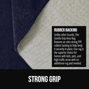 GORILLA GRIP Ultra Soft Washable Area Rug, Stain and Slip Resistant Plush Thick Carpet for Bedroom Living Room, No Shed Floor Rugs, Pet Friendly, Dorm Essentials, Kids Nursery Home Décor 5x3 Navy Blue by TinyTreasures Baby Boutique