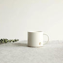 COLLECTIVE HOME - Monogram Ceramic Mugs, 15 oz Golden Initial Coffee Cups, Elegant Alphabet Tea Mugs, Elegant Personalized Mug with Gift Box, Luxurious Cups for Office and Home (e) by CozyNest Decor