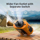 Socool 14500mAh Portable Waist Fan Clip on Belt 360 Rotation Wearable Rechargeable Personal Shirt Fan, 67H Cooling 5-Speed Battery Operated with Light, Neck Fan Hands-Free for Outdoor Jobsite Camping by TinyTreasures Baby Boutique