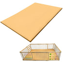 Compatible Baby Play Mat - PU Leather, Foam - Waterproof, Easy to Clean - Plush, High Density Foam - 1.5" Thick - 24" Wide - Colored, Beige - 10-Panel by TinyTreasures Baby Boutique