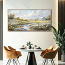 PHAOHUAXM Large Canvas Wall Art For Living Room Wall Decor For Bedroom Flower Watercolour Office Decoration Countryside Scenery Wall Picture Printing Art Painting Home Decor 30x60 In Wood Framed by CozyNest Decor