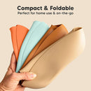KeaBabies 2-Pack Silicone Baby Bibs for Eating - Sturdy Food-Grade Silicone Bibs for Babies Girl, Boy, Large Food Catcher, Clean & Put On Easily, Waterproof Toddler Feeding Essentials (Amaze) by TinyTreasures Baby Boutique