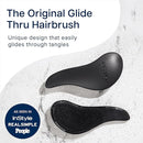 Crave Naturals Biggie Glide Thru Hair Brush - Detangler Brush for Curly, Straight, Wet or Dry Hair - Gentle Detangling Brushes for Adults, Kids, Toddlers - Hair Accessories for Women, 8.4x3.4 - Black by TinyTreasures Baby Boutique