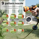 Giraffe Tools AW405/8MB Retractable Garden Hose Reel 5/8" x 90 ft PRO Metal Bracket, Heavy Duty, Any Length Lock Hose Reel, 90ft, Dark Grey by GreenHaven Gardens